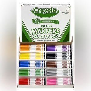 Classroom pack of markers
